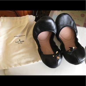 Kate Spade foldable ballet flats